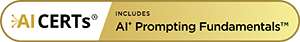 Includes AI+ Prompting Fundamentals™