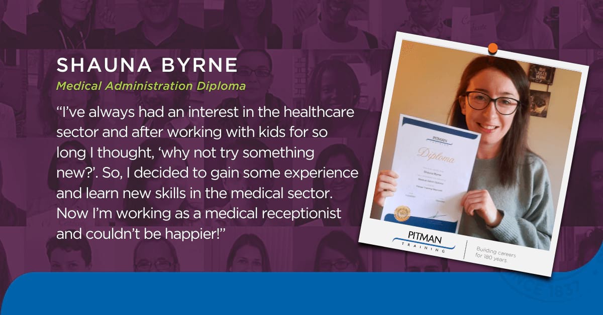 Shauna Byrne, Medical Administration Diploma Shauna Byrne, Medical Administration Diploma