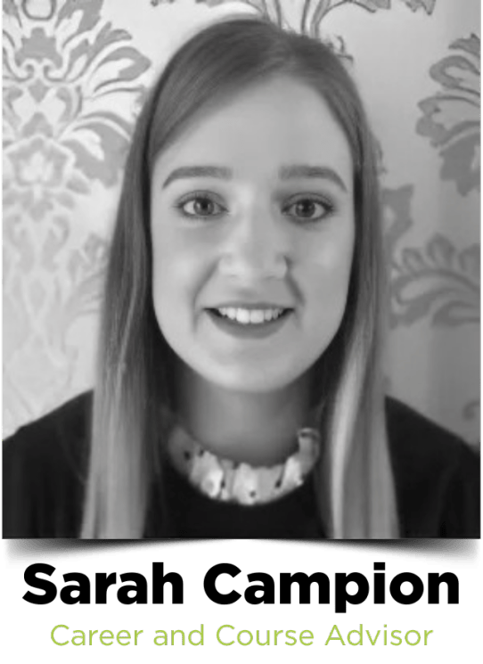 sarah campion career and course advisor at pitman training clare